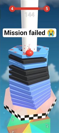 Stack ball gameplay #shorts #gameplay #walkthrough