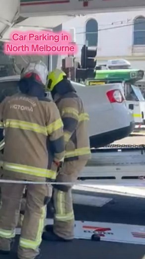 Breaking news car smashes into 7 eleven on Errol Street North Melbourne Number 57 Trams temporarily delayed Credit to Lybis Bigg #carsmash #number57tram #roamingdavid | Roaming David