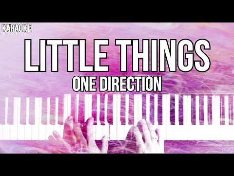 Little Things Karaoke One Direction Slowed Acoustic Piano Instrumental
