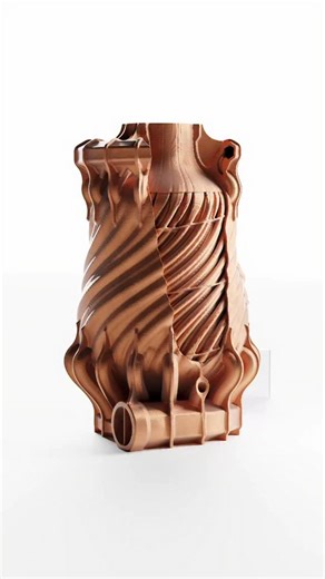 One of our first projects we did back in 2023. Shortly after we wrote PicoGK, our open-source geometry kernel, we built this heat exchanger using the first prototype of what would become Noyron, our Large Computational Engineering Model. Still looks great three years later. | LEAP 71