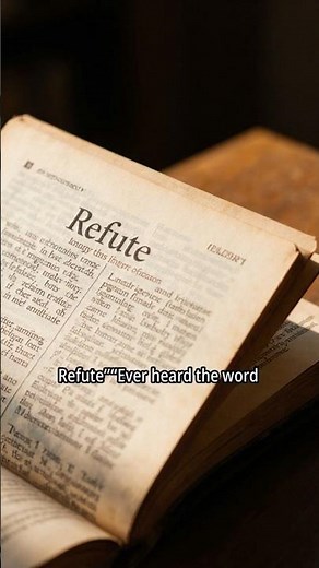 Refute - Meaning and Origin