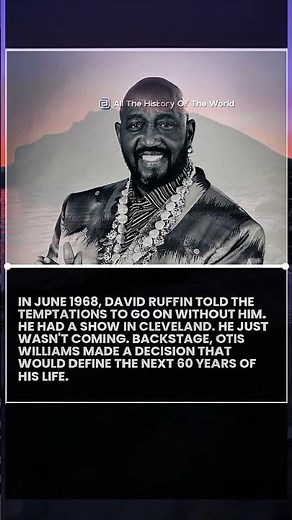 Why The Temptations Fired Their Biggest Star (And Survived 60 Years)#history #america #usa #english