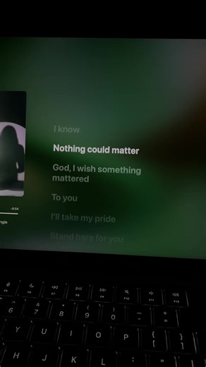 I know nothing could matter #fyp #lyrics