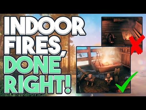 How to Place an Indoor Fire (without Raising the Ground) | Valheim