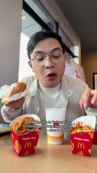 Free Twister Fries Upgrade for Medium & Large Burger Meals