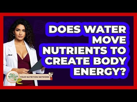 Does Water Move Nutrients To Create Body Energy?