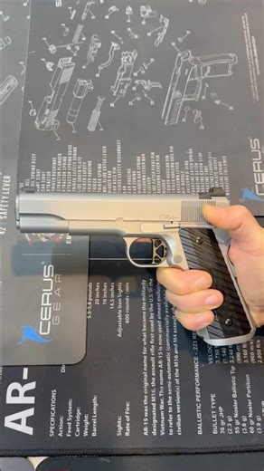 Dan Wesson Valor 1911 .45 ACP trigger pull & reset! Gun ASMR, 1911 lovers & CZ fans! #Airsoft