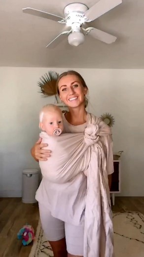 Ring Sling Tutorial: Babywearing in 15 Seconds