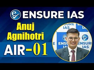 ANUJ AGNIHOTRI | AIR-01| UPSC Result 2026 | CSE 2025 Topper | ENSURE IAS By IRS 2016 #upscresult2026
