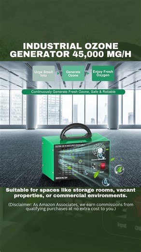 BASVACSH Industrial Ozone Generator 45,000 mgh #amazonhomefinds2026