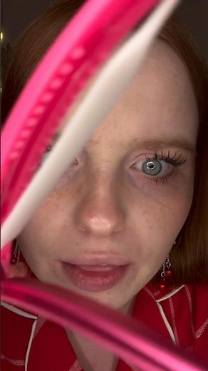 ASMR Santa’s Elf Clips Back your Hair 🎅🏼