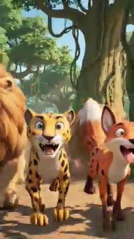 Wild animals animation funny stores | animals 3D Funny Adventure | 3D Jungle Animation | WildFun 3D