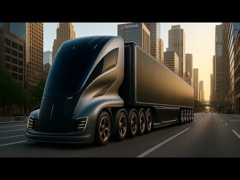 Futuristic Semi-Truck | Next-Gen Electric & Autonomous Hauling 🚀