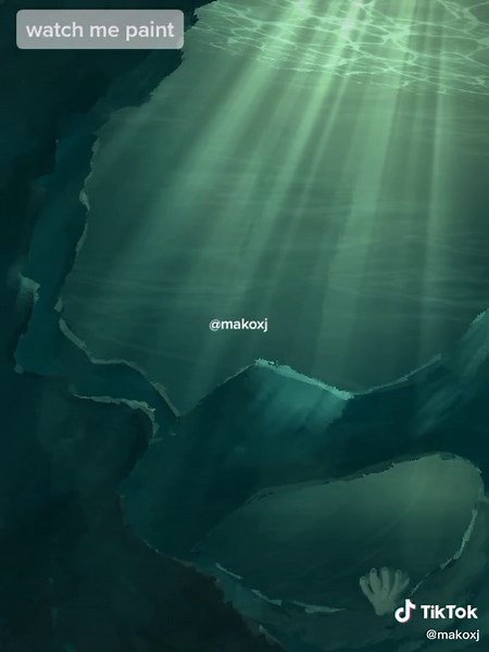 Underwater Ocean Drawing Tutorial | Procreate Speedpaint