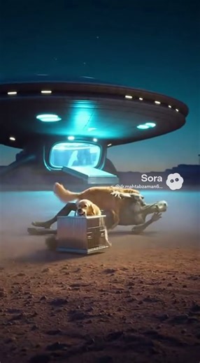 Two dogs saved a cat from the Alien #dogs #dogvideos #mars #cat #catsaved #asmr