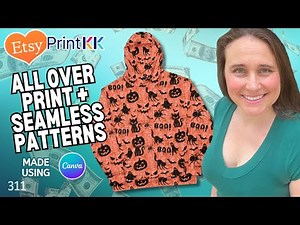 Create Your Own Seamless Patterns Using Canva For All Over Print Items - Plus 5 Bonus POD Niches🔥🔥🔥