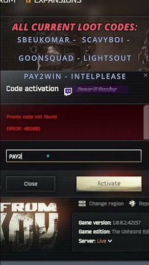 New and Old Promo Codes (working as of 12/8/25) #eft #codes #promo #escapefromtarkov #tarkov