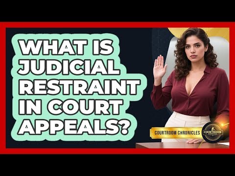 What Is Judicial Restraint In Court Appeals? - Courtroom Chronicles