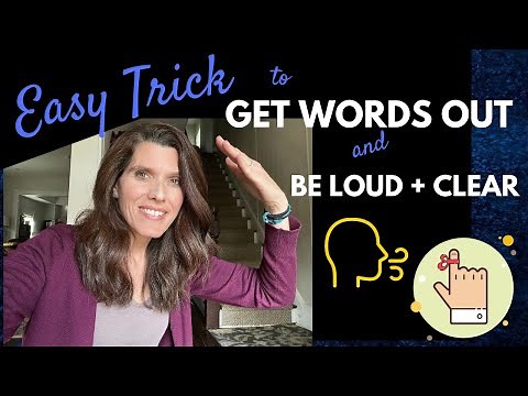 Easy Trick | Get Your Words Out | Aphasia | Loud + Clear with Parkinson's