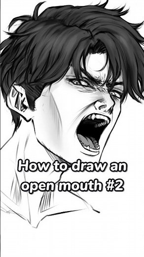 Mouth/expression tutorial part 2 #expression #arttips #arttutorial #digitalart #procreate #shorts
