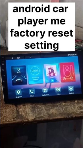 1 Minute में Android Car Player Factory Reset कैसे करें! #automobile #shortsfeed #trending #viral