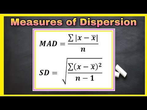 MEASURES OF DISPERSION-Range, Mean Absolute Deviation, Variance & Standard Deviation TAGALOG-ENGLISH