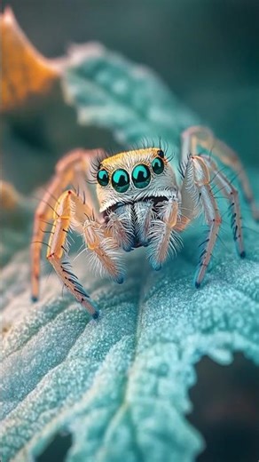 Jumping Spider Zoomed In: A Tiny World Revealed! 🕷️🔍"