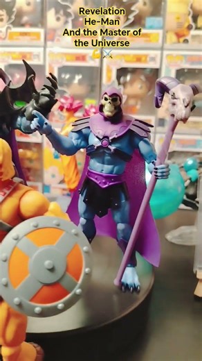 Masters of the Universe!💪⚔️ #viralvideo #shortvideo #mastersoftheuniverse #heman #skeletor #toys