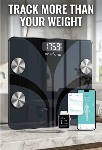Want to track more than just your weight? ⚖️ This smart body scale syncs with an app to help you keep up with your wellness journey. I like how easy it is to use and how it lets me view my progress over time, making it simple to stay motivated and consistent. 🛍️ Shop my Amazon favorites: https://www.amazon.com/shop/yusnaidylambert #AD #AmazonInfluencer #AmazonFinds #SmartScale #BodyComposition