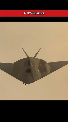 F-117 Nighthawk – Stealth Jet Cruising Through the Clouds!