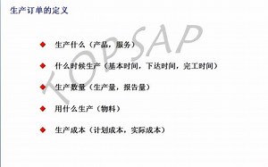 SAP PP 项目实战课程
