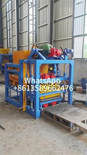 6 inch concrete hollow block machine interlocking block making machine cheap price for sale