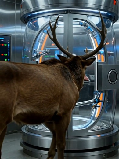 Inside the BioMachine: Moose Processing in a Futuristic Sci-Fi Laboratory 🔥 #biomachine_works1 @tiktok creators #MooseProcessing #SciFiLab #FutureFood #AIAnimation #CinematicTechnology #BioMachine #FoodScience #UltraRealistic #MeatSeparation #ScienceFiction