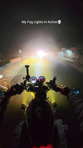 Fog Light's Real World Uses🔥 My Fog Lights In Action💀 LIU HJG M1 LED 120W Fog Light🔥 #gt650 #hjg