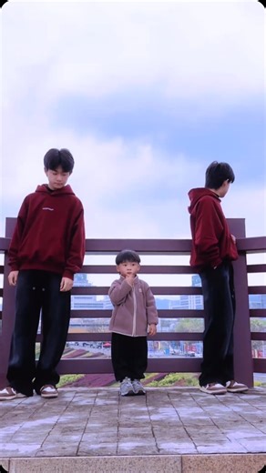 Anh Em Sinh Ba on Instagram: "小老虎打酱油了#一起长大一起玩要 #人类幼崽越养越上头 #沈载伦进行曲 #三胞胎天之文 #tianzhiwen #dance #reels"