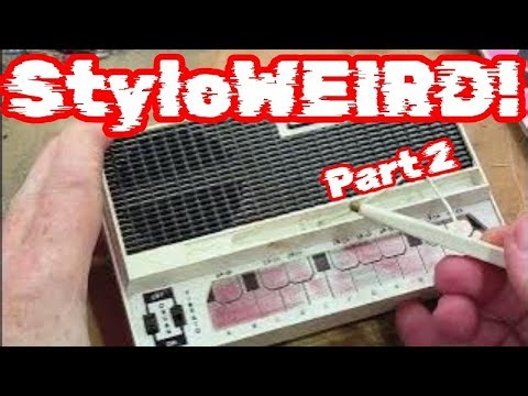 The 1969 White Grilled Treble Stylophone with the Weird Problem - Fixed & Cleaned