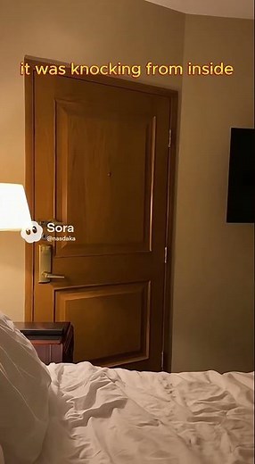 The Hotel Room Door That Knocked Back 😨📱 | Real Midnight Footage Caught by Guest