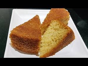 Rava Cake Recipe Iyengar Bakery Style Ghee Rava Cake #SemolinaCake | सूजी रवा केक | NoOven Eggless