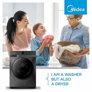 The Midea Lunar Dial Series Combo Washer is built with Inverter...