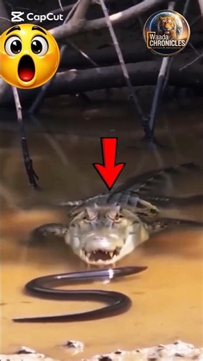 Caiman Attacks Electric Eel... Instantly Regrets It