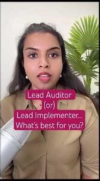 Lead Auditor (or) Lead Implementer - Which one is best for you? #iso42001