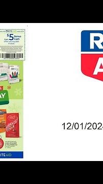 Rite Aid Weekly Ad - 12/01/2024 - 12/07/2024
