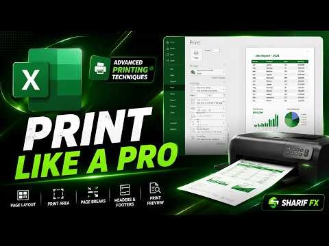 Advanced Printing Techniques in Excel | Print Like a Pro