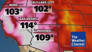 Relief from the heat still days away