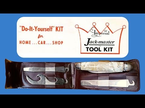 What's Inside This VINTAGE Imperial Knife Tool Kit?