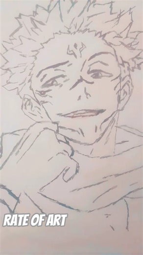 my new drowing #newart #anime ##sukuna #trend #trending #bome