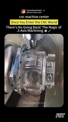 Once You Enter the CNC World, There's No Going Back! The Magic of 5-Axis Machining ⚙️🔧