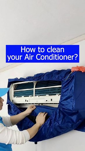 Do you know how to clean your mini split air conditioner?🤔 Today we’ll show you step-by-step.🙌#hvac #airconditioner #clean