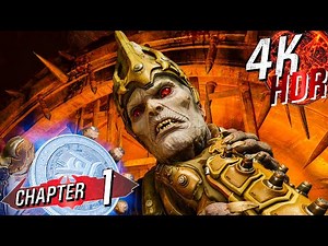 [4K HDR] DOOM Eternal (Nightmare / 100%) - Walkthrough pt 1 - Hell On Earth