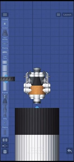 Building Saturn V in sfs #sfs #marsspaceflightsimulator #space #saturnv #apollo